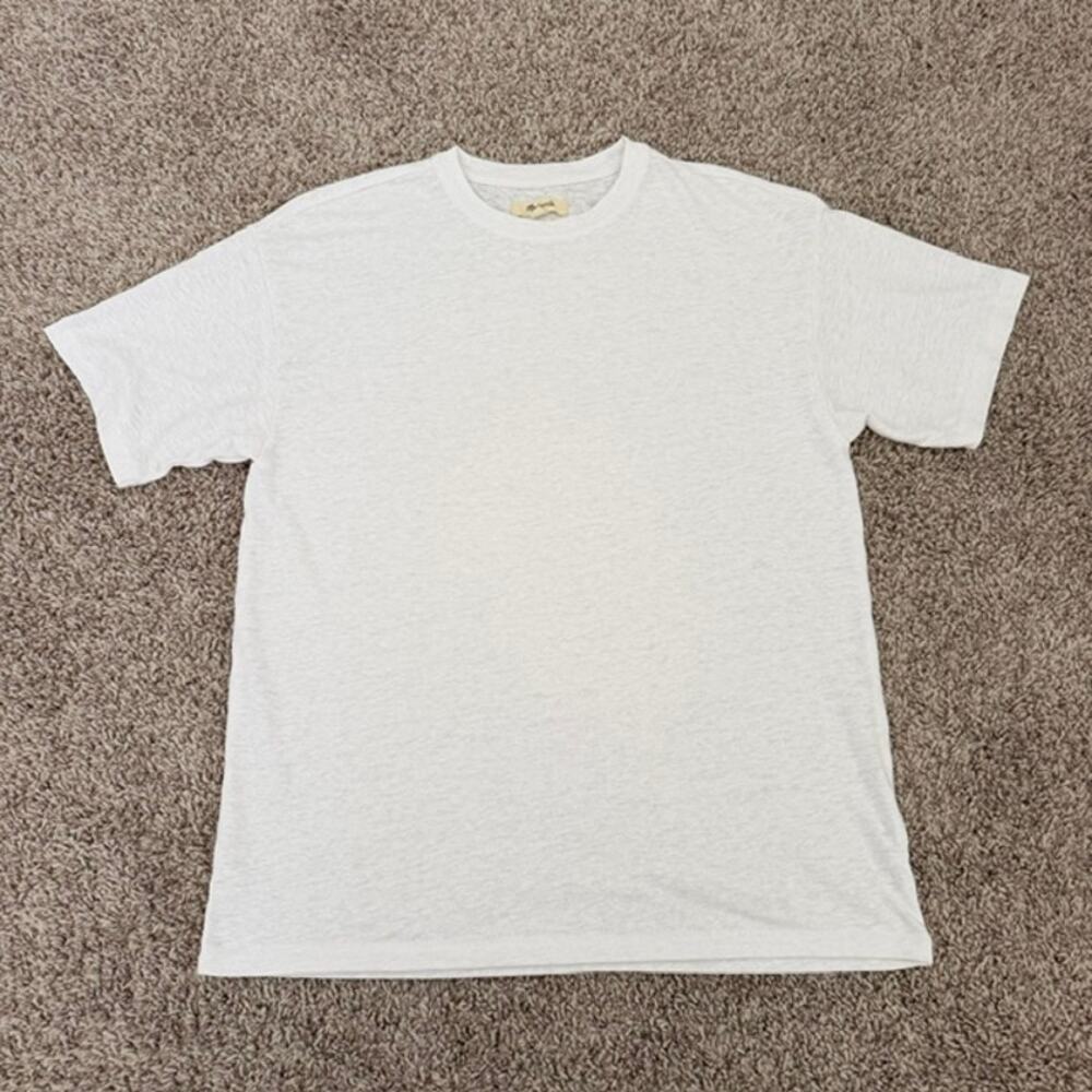 Madewell Tee Shirt Women's Small White Basic‎ Crew Neck Soft Staple Layer